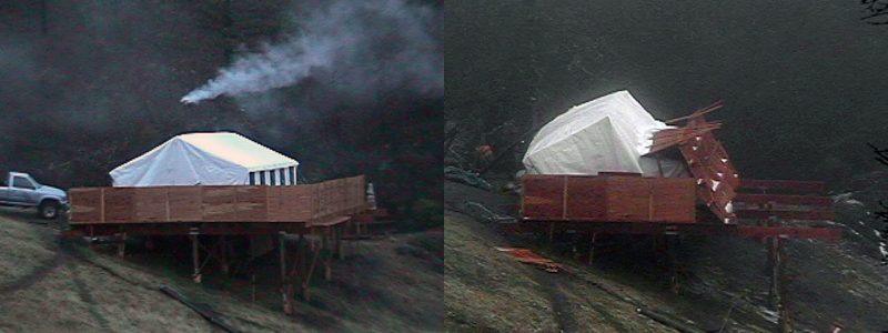 The Tent Demise: 120 MPH Winds