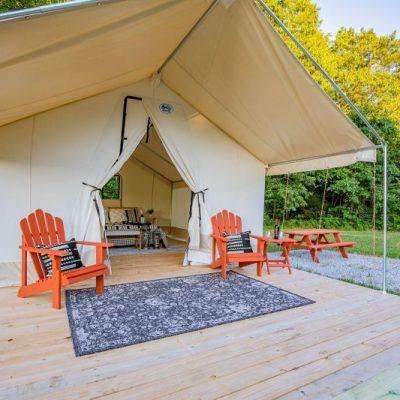 Exterior of Glamping Tent