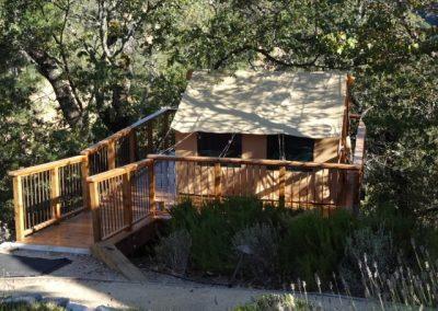 Deck of Glamping Tent