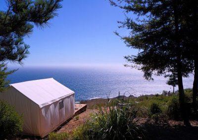 Glamping Tent on Ocean