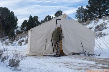 Canvas Wall Tent (10' X 15') Sleeps 1-2