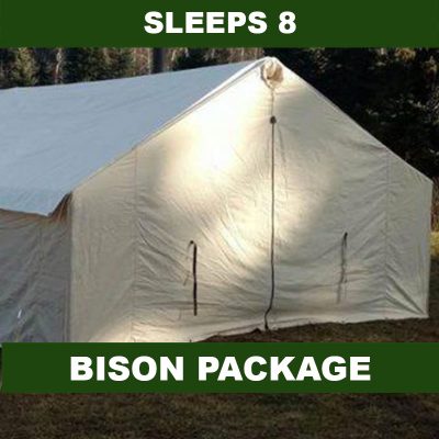 Canvas Wall Tent With Stove