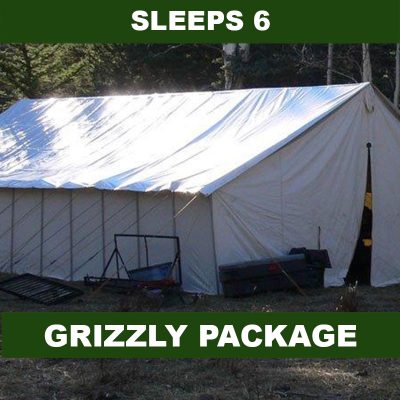 Canvas Wall Tent With Stove